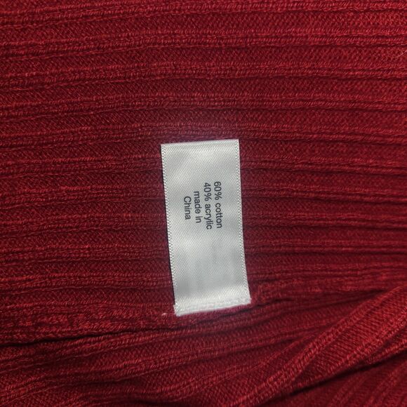 NWT Lane Bryant Classic Bracelet Sleeve TieFront Overpiece Rumba Red Size 22/24 - Picture 7 of 8